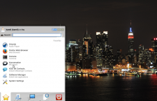 Linux Mint 16 KDE Kickoff menu