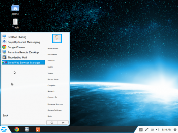 Zorin 8 Internet apps