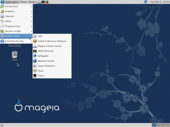 Mageia 4 MATE desktop