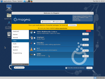 Mageia 4 MATE desktop