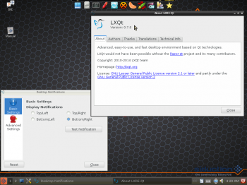About LXQt desktop