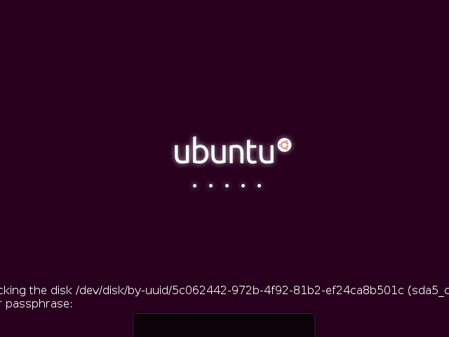 Ubuntu 14.04 encryption passphrase
