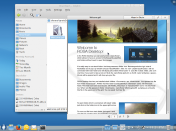 ROSA Desktop Fresh KDE Dolphin KLook