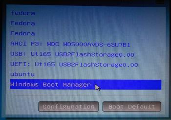 UEFI boot managers