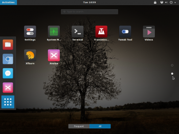 GNOME 3.12 Desktop app view