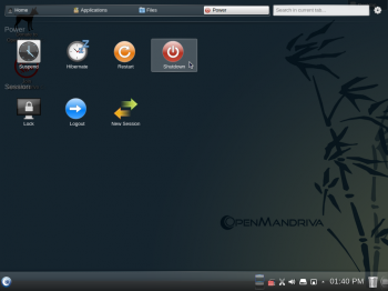 OpenMandriva Lx 2014 Homerun options