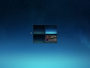 Deepin 2014 workspaces