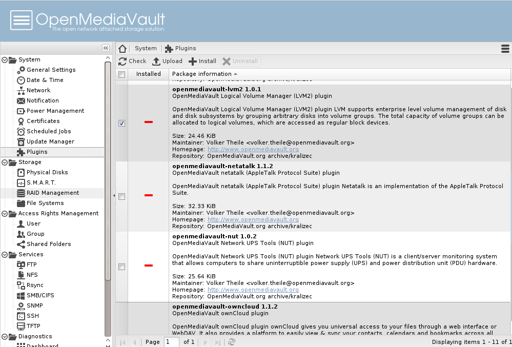 OpenMediaVault 1.0 review | LinuxBSDos.com
