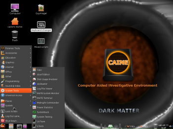 CAINE 6 system tools