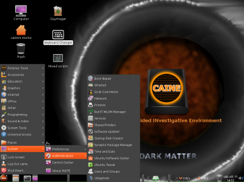 CAINE 6 system admin apps