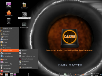 CAINE 6 multimedia apps