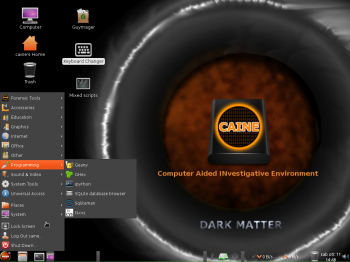 CAINE 6 programming apps