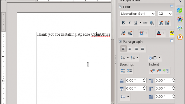 Apache OpenOffice 4.1.1 Writer