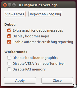 Xdiagnose Ubuntu 14.10
