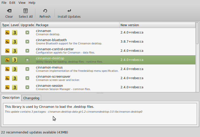 Linux Mint Cinnamon 2.4