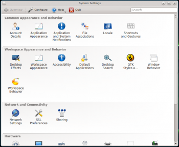 System Settings PC-BSD 10.1