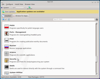PC-BSD 10.1 AppCafe
