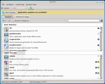 PC-BSD 10.1 AppCafe