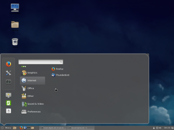 Fedora 21 Cinnamon desktop