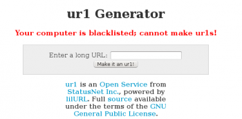 ur1 blacklists Tor Browser