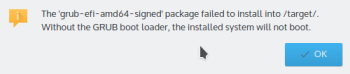Kubuntu 15.04 Grub Install Error