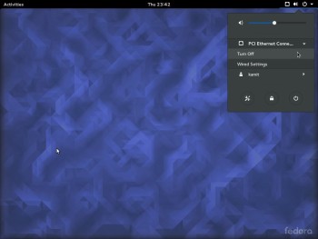 Fedora 23 GNOME desktop