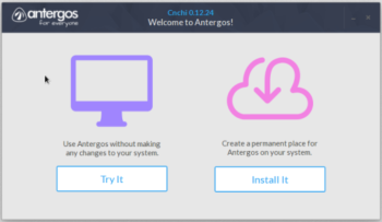 Antergos Linux Live