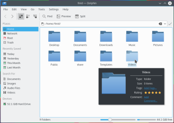 Dolphin file manager