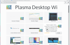 KDE Plasma 5 desktop widgets
