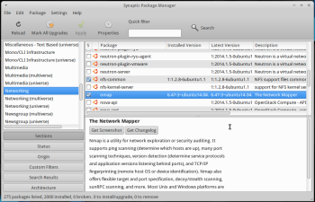 Synaptic Package Manager BackBox 4.4