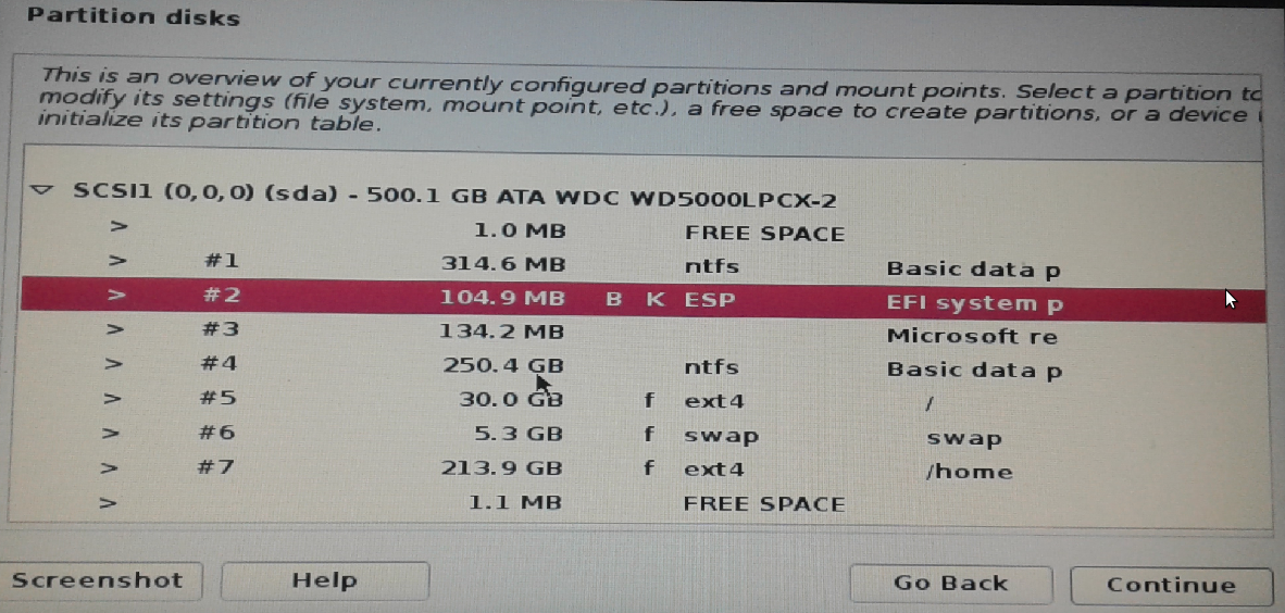 techlog dual boot kali