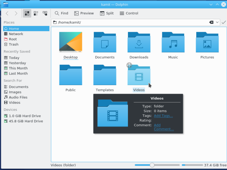 Fedora 25 KDE Screenshots LinuxBSDos