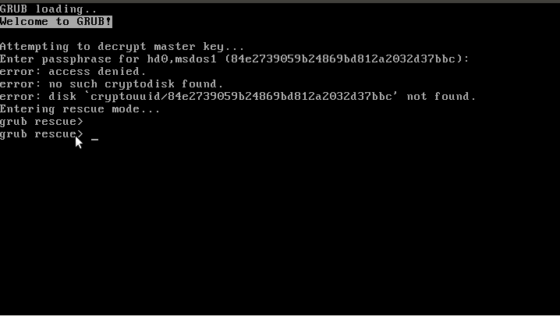 Decrypt Manjaro 16.10 system partition