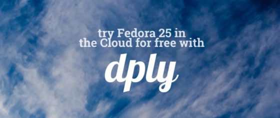 Fedora 25 on Dply cloud