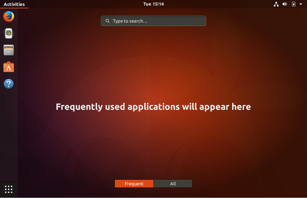 Ubuntu 17.10 desktop