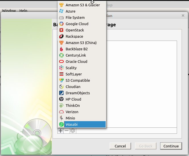 How to backup Linux files to a Wasabi storage server with CloudBerry
