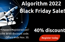 Algorithm 2022 Black Friday sale