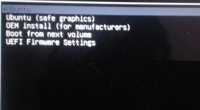Ubuntu 20.04 GRUB menu