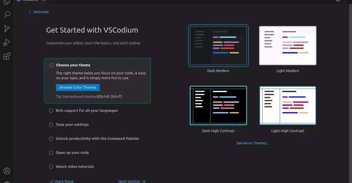 How to install VSCodium IDE on Debian, Linux Mint, and Ubuntu