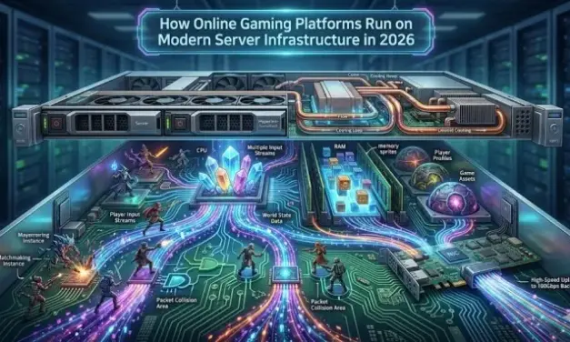 The backbone of play: How online gaming platforms run on modern server infrastructure in 2026
