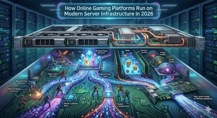 The backbone of play: How online gaming platforms run on modern server infrastructure in 2026