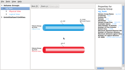 LVM gui