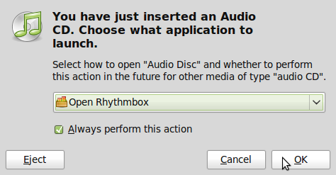 Audio prompt