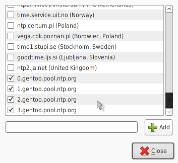 Selecting NTP servers